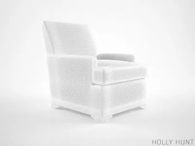 Holly Hunt Carlyle lounge chair 3D model