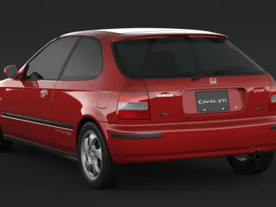 Honda Civic VTI 3D model