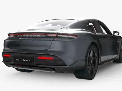 Porsche Taycan Turbo S 2020 3D model