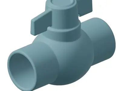 Plastic Exquisite Pipe Knob Toy 3D model