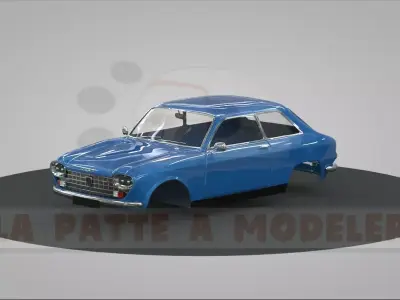 Peugeot 204 LPAM 3D model