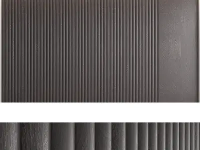 Wood panels set2 3D model