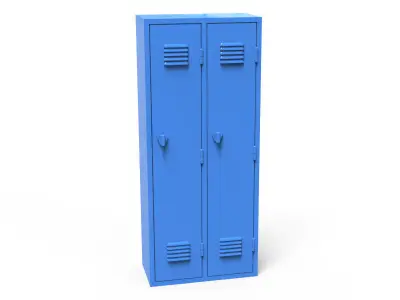 Locker metal lockers 3D print model