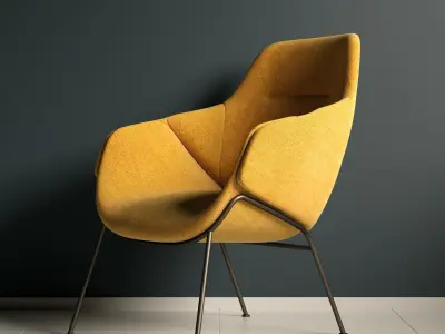 SP01 ANITA ARMCHAIR HIGH BACK 3D model