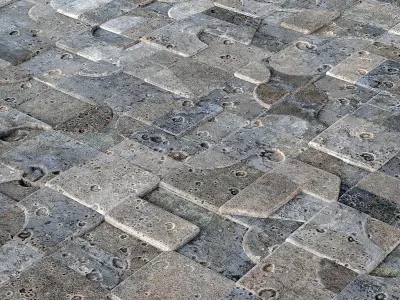 Tile Mutina Puzzle Old n4 3D model