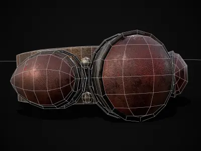 Medieval Ring Free low-poly 3D model