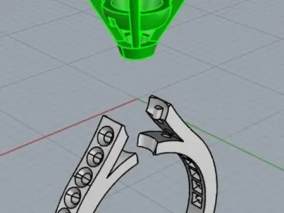 solitary ring 3D model