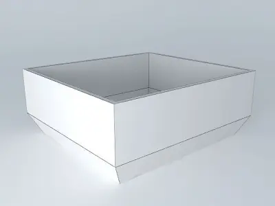 bowl square box Free 3D model