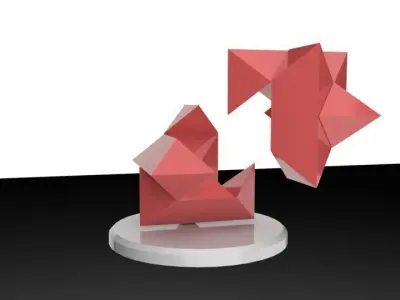 Escher Polyhedron Ready To Print 3D model