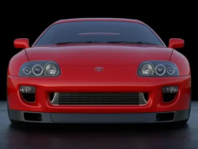 toyota supra MK4 1998 3D model