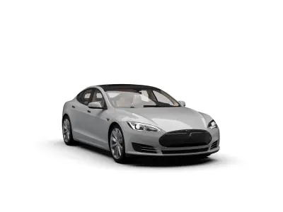 TESLA MODEL S Low-poly 3D model