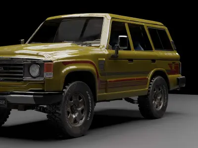 Toyota Land Cruiser FJ60 - 1980 3D model