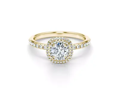 Diamond Jewelry Ring 3D print model
