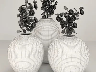 bouquet sef flower Free 3D model