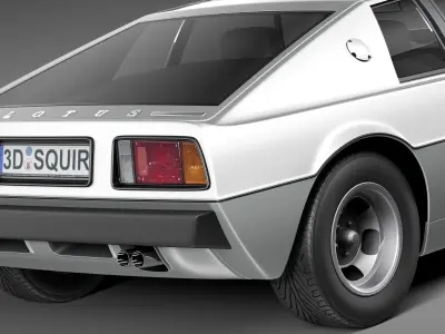Lotus Esprit S1 1976-1980 3D model