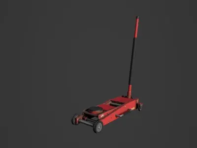 Jack - Wagenheber Low-poly 3D model