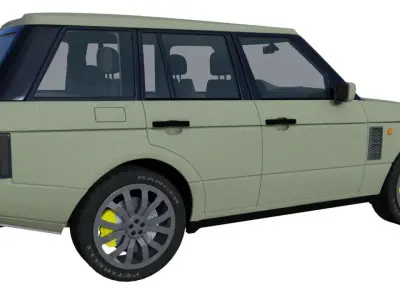 Ranger car 3d model  3D model