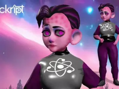 Sckript Toon Series Science-fiction collection The Engineer Low-poly 3D model