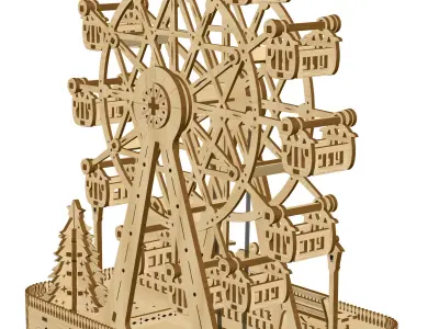 Cuteefun 3D Wooden Puzzle 3D model