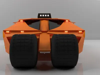 Futuristic Car 3D model purchase