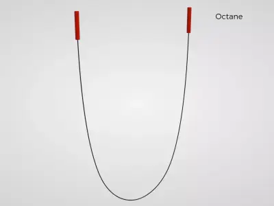 Rigged Skipping Rope 3D model