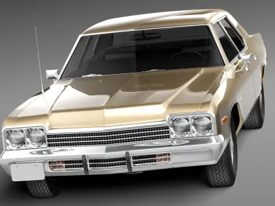 Dodge Monaco 1974 3D model