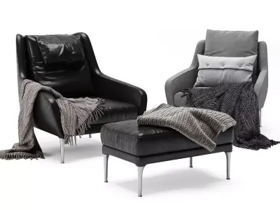 Edouard Armchair 3D model