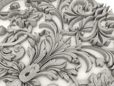 Decor 26 - For CNC and Interior 3D model