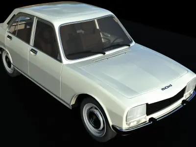 peugeot 504 3D model