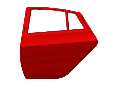 Car door  panel 3D print model