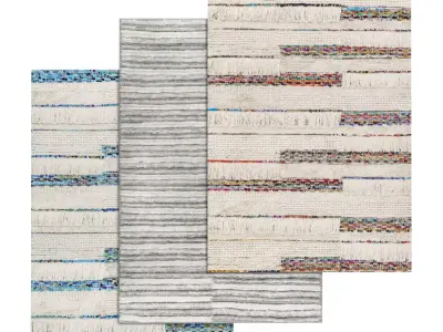 Rug Set 1338 3D model