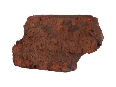 Ultra realistic Old Brick Scan 8k HD Low-poly 3D model