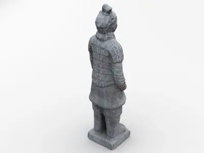 Terracotta Warrior Statue 3D model