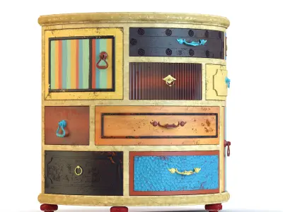 Commode Teatro 3D model