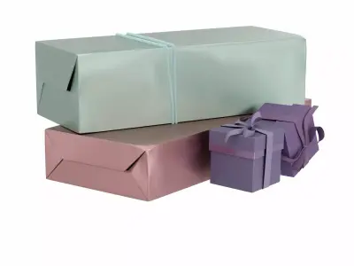 Gift box 03 3D model