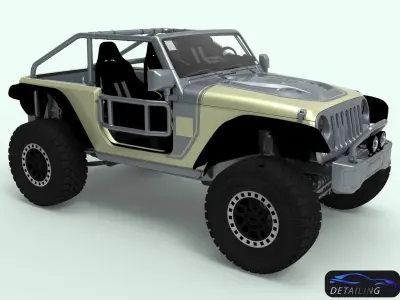 Jeep Wrangler for 3d printing 3D model