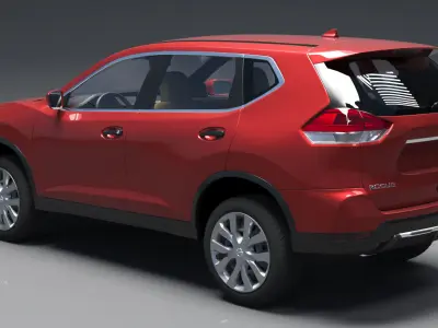 Nissan Rogue S AWD 2019 3D model