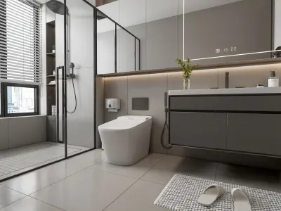 Bathroom 107 3D model