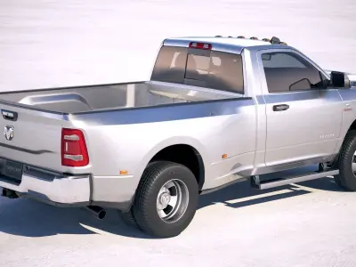 Ram 3500 HD single cab 2019 3D model