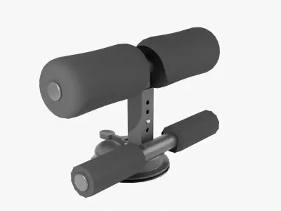 Sit Up Bar  Low-poly 3D model