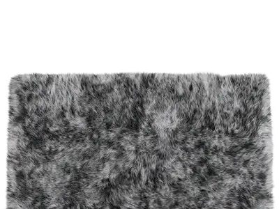 Alps sheepskin carpet 3D model