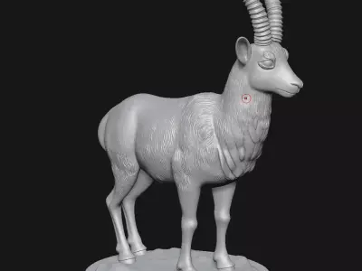 antelope 3D print model