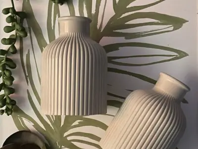 Striped Vase 3D print model