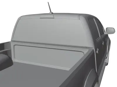 Pickup truck unbranded 3D model