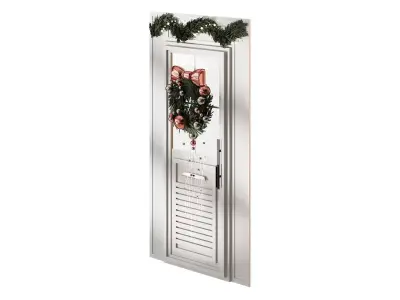 Christmas door 3D model