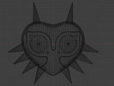 Majoras Mask Free low-poly 3D model