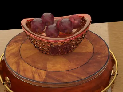 Chinese gold Ingot   3D model