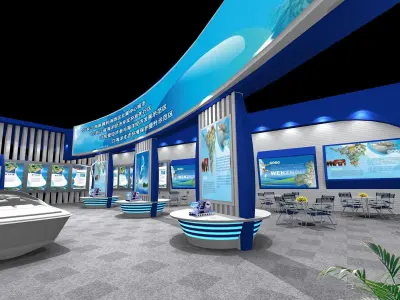 Exhibition - Area - 16X25-3DMAX2009-01 3D model