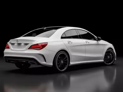 Mercedes Benz Cla45 Amg 2017 3D model