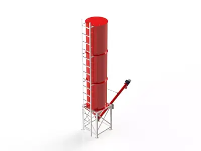 WG 4006 - Grain silo -13 3D model